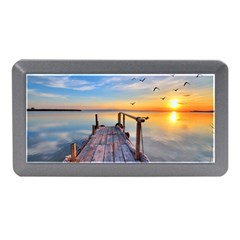 Sunset Lake Beautiful Nature Memory Card Reader (mini)