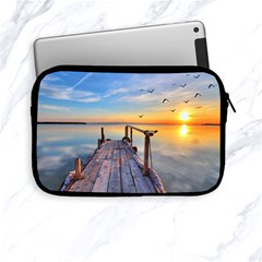 Sunset Lake Beautiful Nature Apple Ipad Mini Zipper Cases by Modern2018