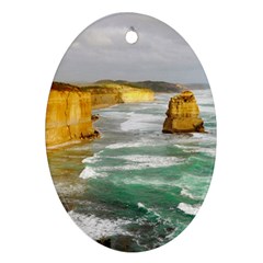 Coastal Landscape Ornament (oval) by Modern2018