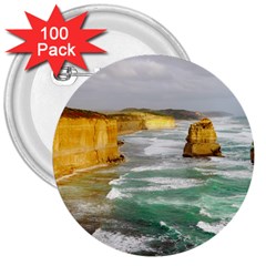 Coastal Landscape 3  Buttons (100 Pack) 