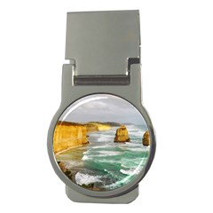 Coastal Landscape Money Clips (round)  by Modern2018