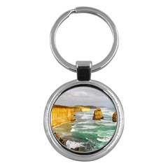 Coastal Landscape Key Chains (round)  by Modern2018