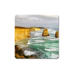 Coastal Landscape Square Magnet by Modern2018