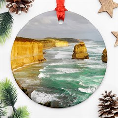 Coastal Landscape Round Ornament (two Sides)