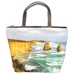 Coastal Landscape Bucket Bags Front