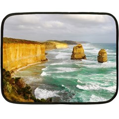 Coastal Landscape Double Sided Fleece Blanket (mini)  by Modern2018