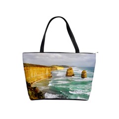 Coastal Landscape Shoulder Handbags