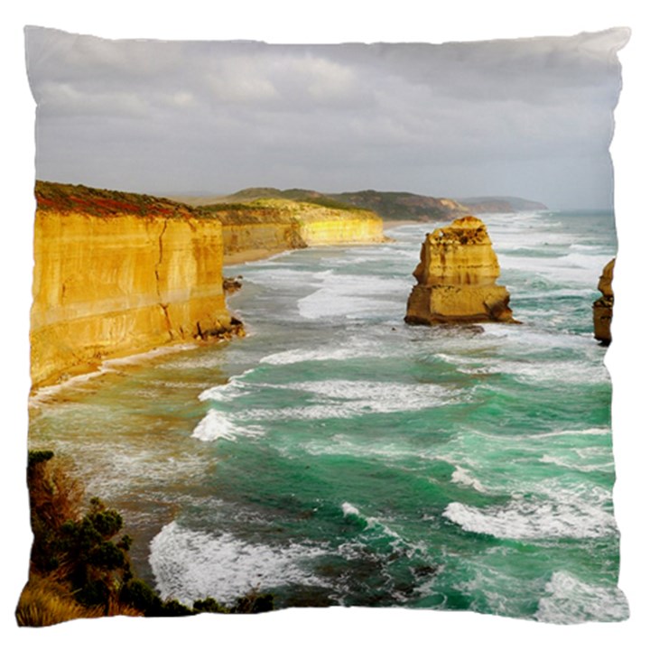 Coastal Landscape Large Cushion Case (Two Sides)