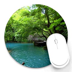 Backgrounds List Of Lake Background Beautiful Waterfalls Nature Round Mousepads by Modern2018