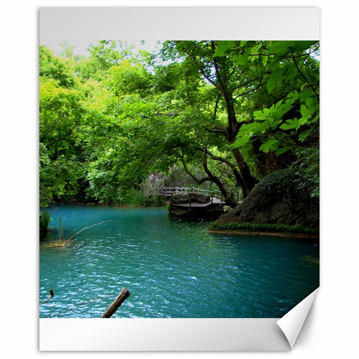 Backgrounds List Of Lake Background Beautiful Waterfalls Nature Canvas 16  x 20  