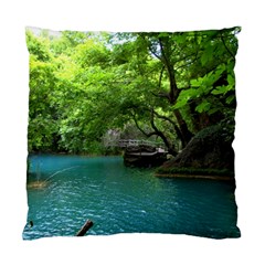 Backgrounds List Of Lake Background Beautiful Waterfalls Nature Standard Cushion Case (one Side) by Modern2018