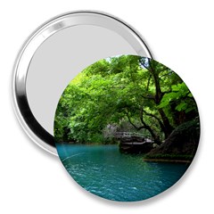 Backgrounds List Of Lake Background Beautiful Waterfalls Nature 3  Handbag Mirrors by Modern2018