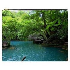 Backgrounds List Of Lake Background Beautiful Waterfalls Nature Cosmetic Bag (xxxl)  by Modern2018