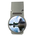 Beautiful Pagoda On Lake Nature Wallpaper Money Clips (Round)  Front