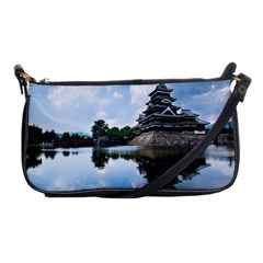 Beautiful Pagoda On Lake Nature Wallpaper Shoulder Clutch Bags by Modern2018