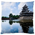 Beautiful Pagoda On Lake Nature Wallpaper Large Cushion Case (One Side) Front