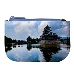 Beautiful Pagoda On Lake Nature Wallpaper Large Coin Purse by Modern2018