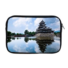 Beautiful Pagoda On Lake Nature Wallpaper Apple Macbook Pro 17  Zipper Case by Modern2018