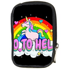 Go To Hell - Unicorn Compact Camera Cases by Valentinaart