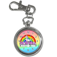 Go To Hell - Unicorn Key Chain Watches by Valentinaart