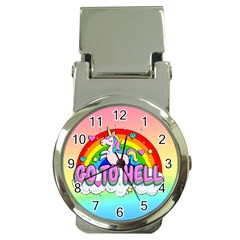 Go To Hell - Unicorn Money Clip Watches by Valentinaart