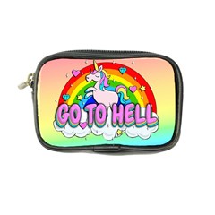 Go To Hell - Unicorn Coin Purse by Valentinaart