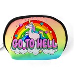 Go to Hell - Unicorn Accessory Pouches (Medium)  Back