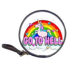 Go To Hell - Unicorn Classic 20-cd Wallets by Valentinaart