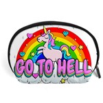 Go to Hell - Unicorn Accessory Pouches (Large)  Front