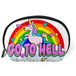 Go to Hell - Unicorn Accessory Pouches (Large)  Back