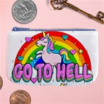 Go to Hell - Unicorn Large Coin Purse Front