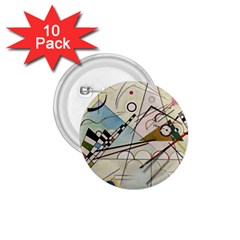 Composition 8 - Vasily Kandinsky 1 75  Buttons (10 Pack) by Valentinaart