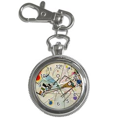 Composition 8 - Vasily Kandinsky Key Chain Watches by Valentinaart