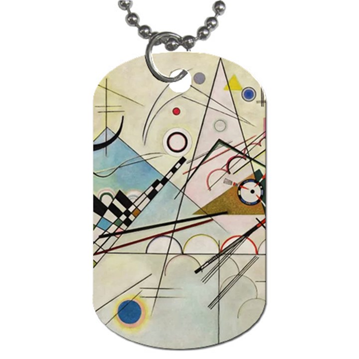 Composition 8 - Vasily Kandinsky Dog Tag (One Side)