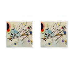 Composition 8 - Vasily Kandinsky Cufflinks (square) by Valentinaart