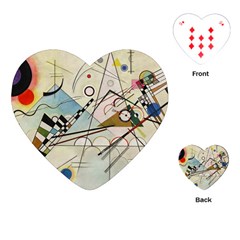 Composition 8 - Vasily Kandinsky Playing Cards (heart)  by Valentinaart