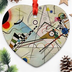 Composition 8 - Vasily Kandinsky Heart Ornament (two Sides) by Valentinaart