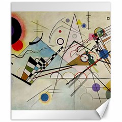 Composition 8 - Vasily Kandinsky Canvas 20  X 24   by Valentinaart