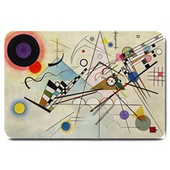 Composition 8 - Vasily Kandinsky Large Doormat  by Valentinaart