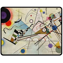 Composition 8 - Vasily Kandinsky Fleece Blanket (medium)  by Valentinaart