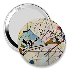 Composition 8 - Vasily Kandinsky 3  Handbag Mirrors by Valentinaart