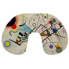 Composition 8 - Vasily Kandinsky Travel Neck Pillows by Valentinaart