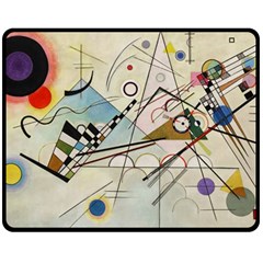 Composition 8 - Vasily Kandinsky Double Sided Fleece Blanket (medium) 