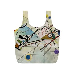 Composition 8 - Vasily Kandinsky Full Print Recycle Bags (s)  by Valentinaart