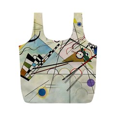 Composition 8 - Vasily Kandinsky Full Print Recycle Bags (m)  by Valentinaart