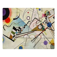 Composition 8 - Vasily Kandinsky Double Sided Flano Blanket (large)  by Valentinaart