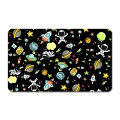 Space Pattern Magnet (rectangular) by Valentinaart