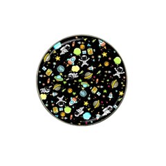 Space Pattern Hat Clip Ball Marker by Valentinaart