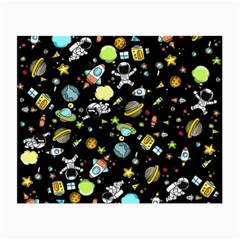 Space Pattern Small Glasses Cloth (2-side) by Valentinaart