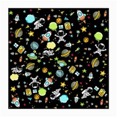 Space Pattern Medium Glasses Cloth by Valentinaart